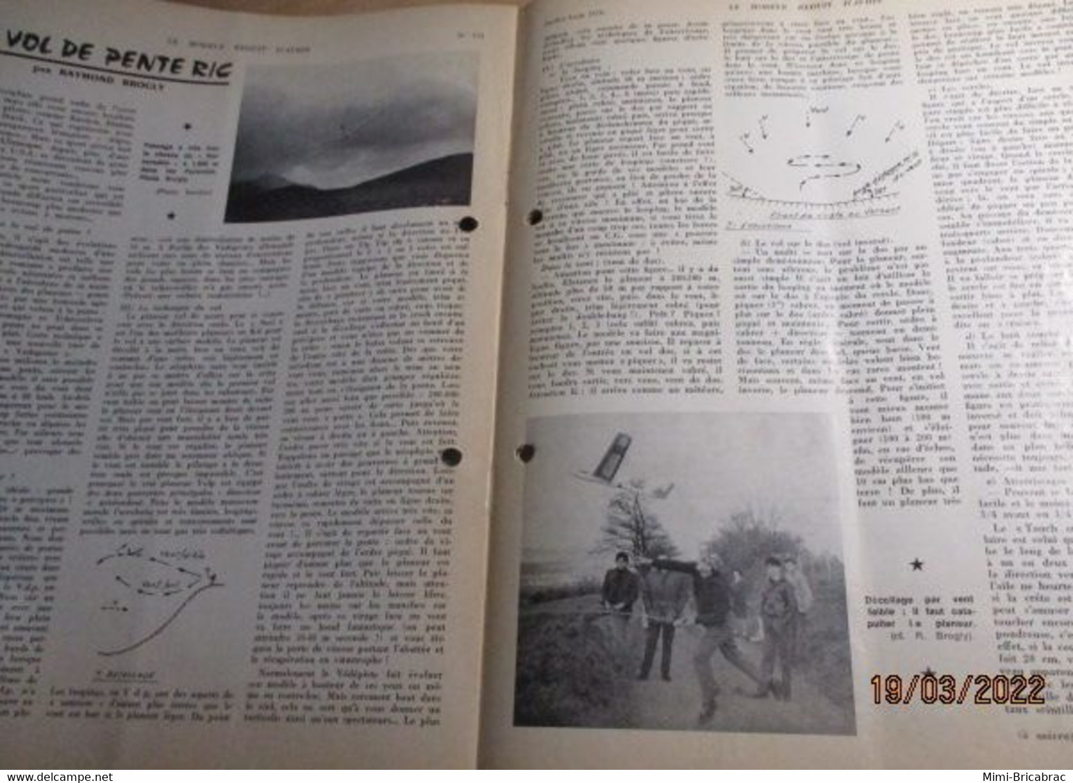 22-A 1e Revue De Maquettisme Années 50/60 : LE MODELE REDUIT D'AVION Avec Plan Inclus N°374 De 1970 - Aerei E Elicotteri