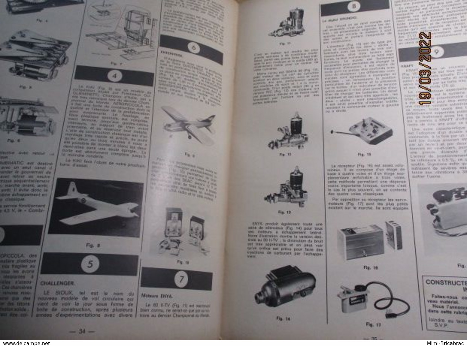 22-A REVUE RADIO-MODELISME  ELECTRONIQUE ANIMATION N°14 De FEVRIER 1968 , TRES BON ETAT , COMPLET - R/C Modelbouw