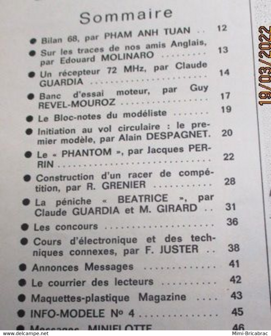 22-A REVUE RADIO-MODELISME  ELECTRONIQUE ANIMATION N°25 De JANVIER 1969 , TRES BON ETAT , COMPLET - R/C Modelbouw