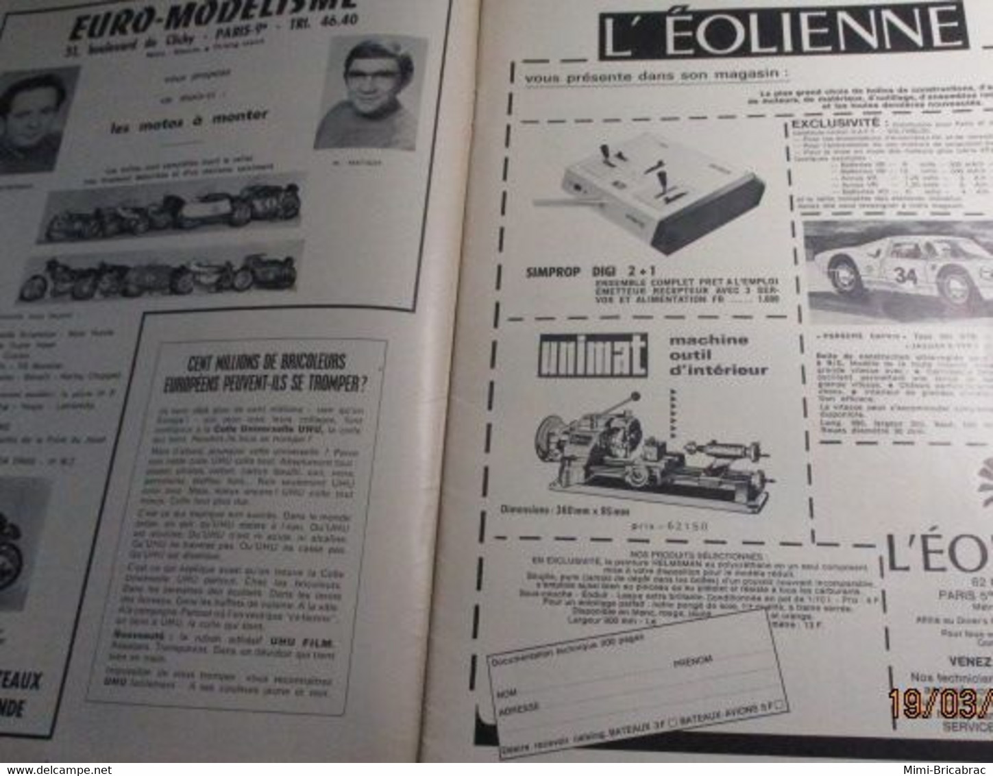 22-A REVUE RADIO-MODELISME  ELECTRONIQUE ANIMATION N°28 De AVRIL 1969 , TRES BON ETAT , COMPLET - R/C Scale Models