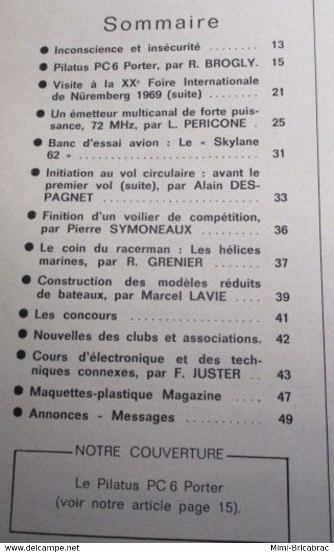 22-A REVUE RADIO-MODELISME  ELECTRONIQUE ANIMATION N°29 De MAI 1969 , TRES BON ETAT , COMPLET - Modèles R/C