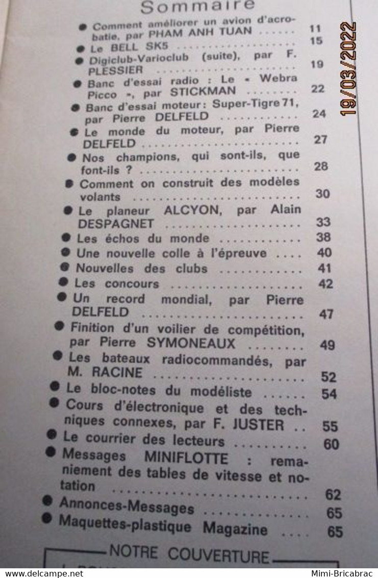 22-A REVUE RADIO-MODELISME  ELECTRONIQUE ANIMATION N°32/33 De AOUT SEPTEMBRE 1969 , TRES BON ETAT , COMPLET - R/C Modelbouw