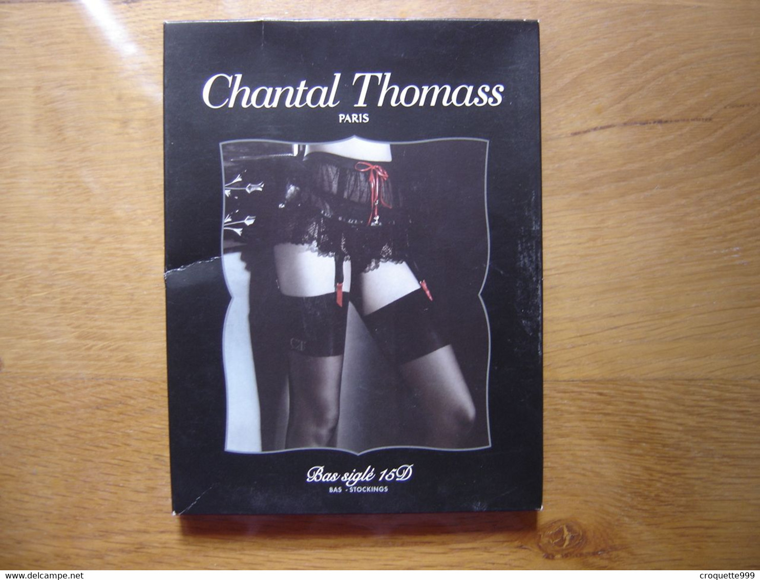 Bas CHANTAL THOMASS Jambe 15D Naturel Taille 3 Revers Double A L Ancienne - Calze