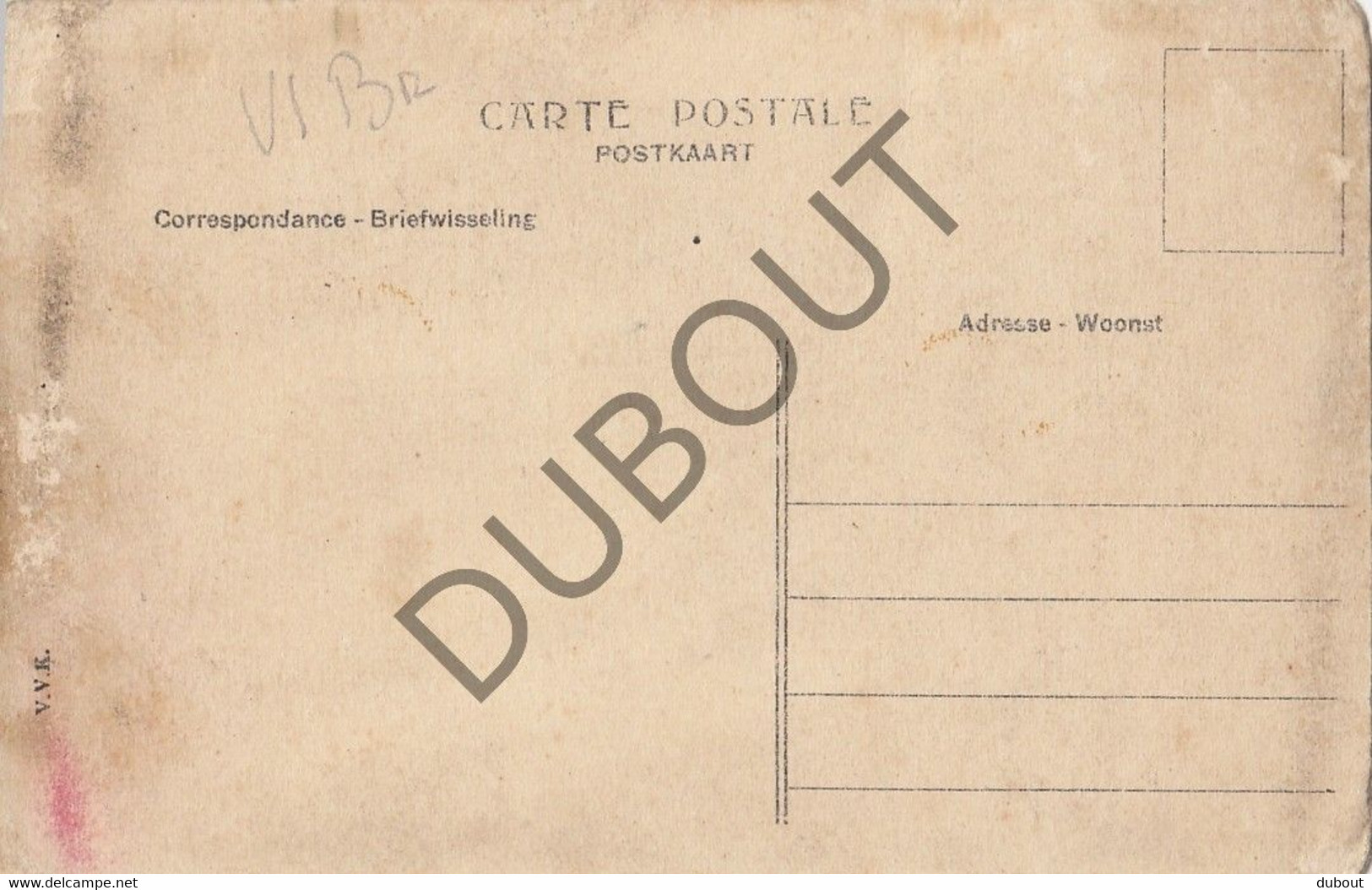Postkaart/Carte Postale - TOURNEPPE/DWORP - Maison Communale  (C1850) - Beersel