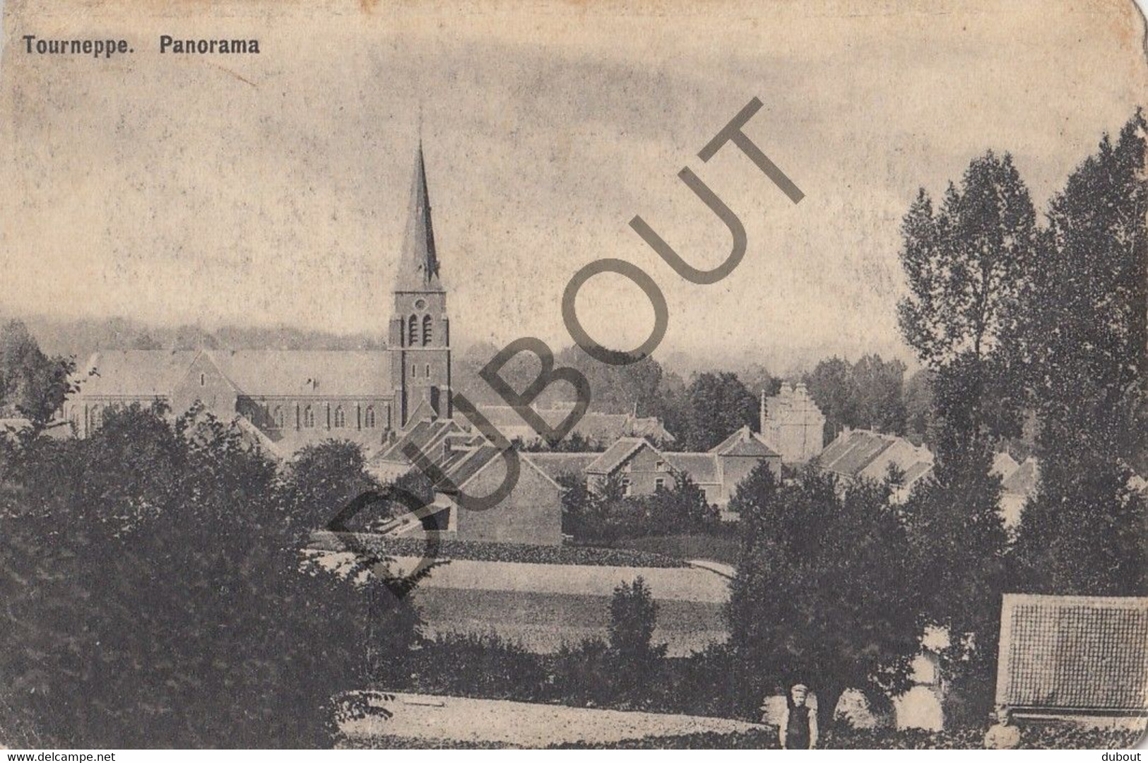 Postkaart/Carte Postale - TOURNEPPE/DWORP - Panorama  (C1840) - Beersel