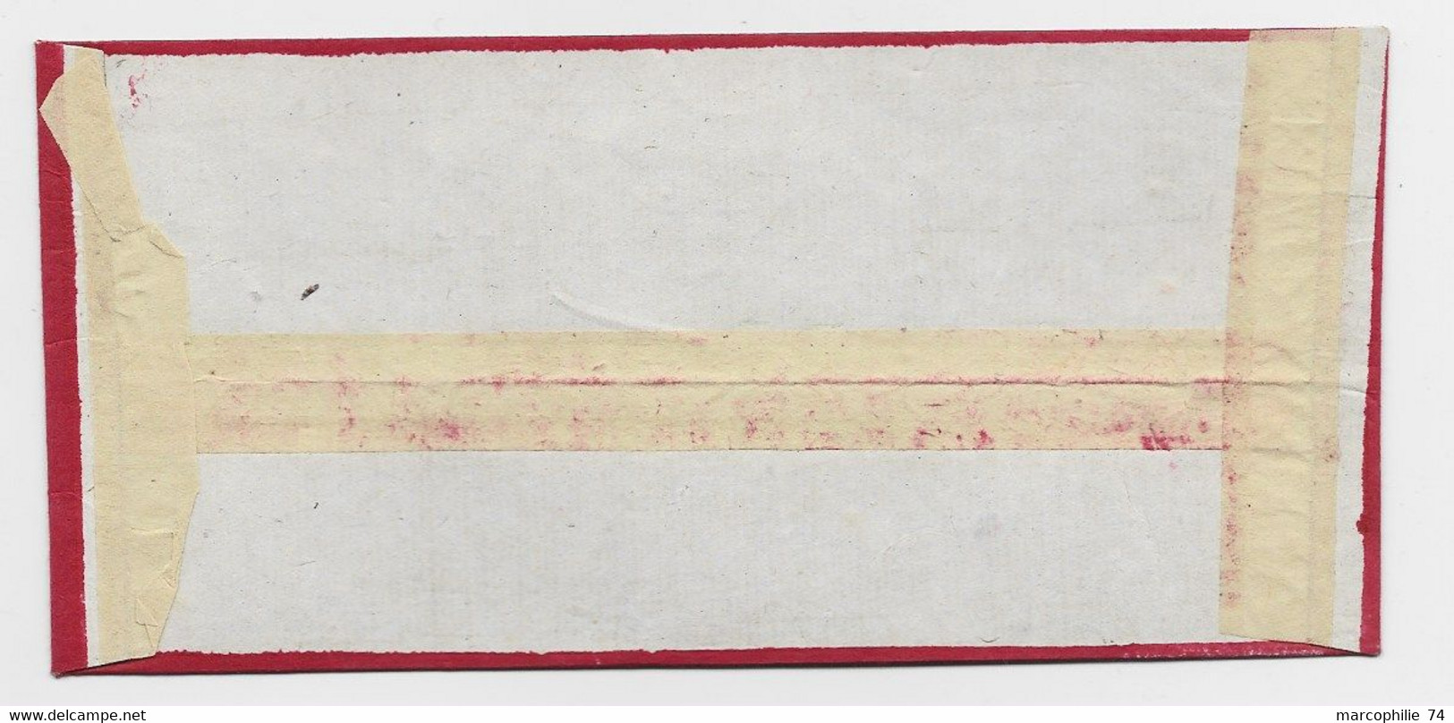 JAPAN JAPON LETTRE COVER RED - Covers & Documents