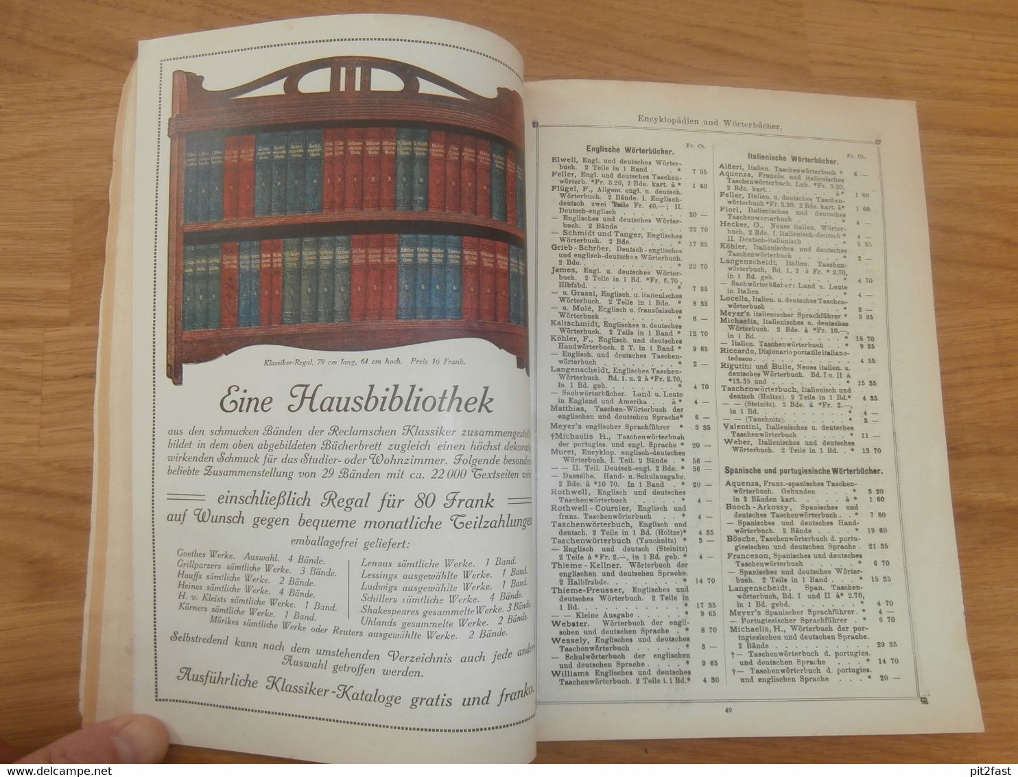 Schweizerischer Weihnachts-Katalog 1907/08 , Literatur- und Bücher Katalog , viel Reklame/ Werbung , Antiquariat , RAR !