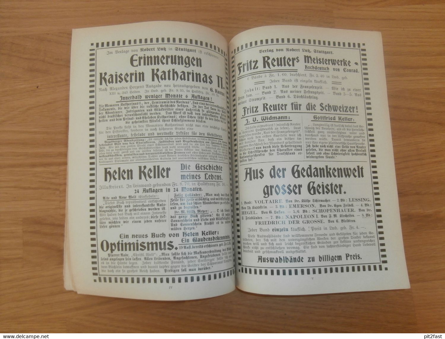 Schweizerischer Weihnachts-Katalog 1907/08 , Literatur- und Bücher Katalog , viel Reklame/ Werbung , Antiquariat , RAR !