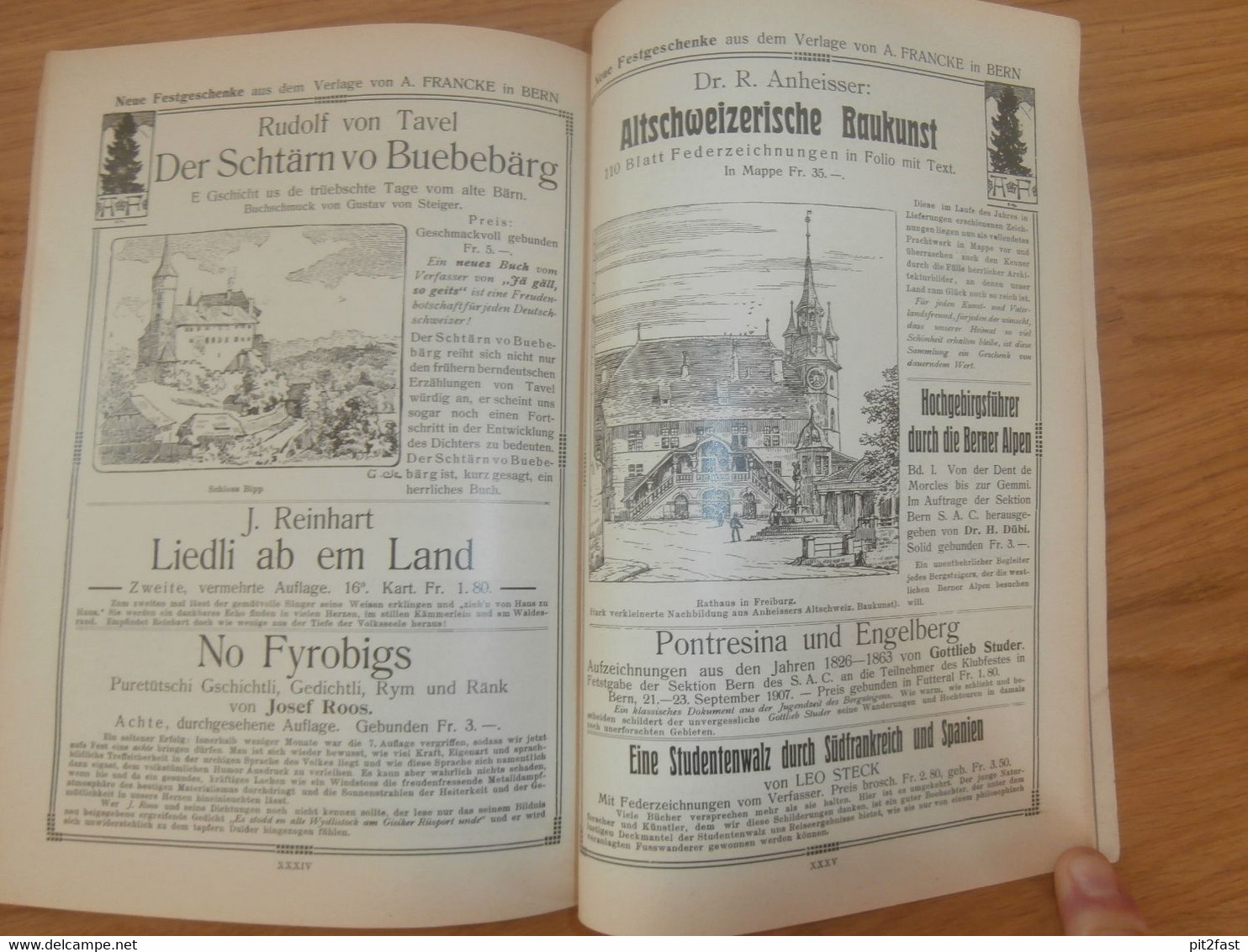 Schweizerischer Weihnachts-Katalog 1907/08 , Literatur- und Bücher Katalog , viel Reklame/ Werbung , Antiquariat , RAR !