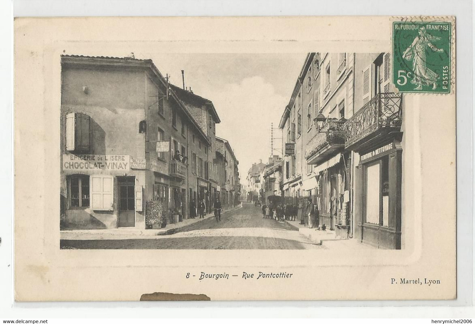 38 Isère Bourgoin épicerie Chocolat Vinay Rue Pontcottier - Bourgoin