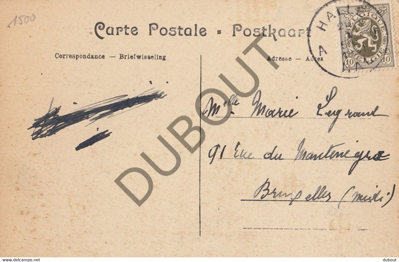 Postkaart/Carte Postale - Halle - Pensionnat Du Sacré-Coeur  (C1858) - Halle