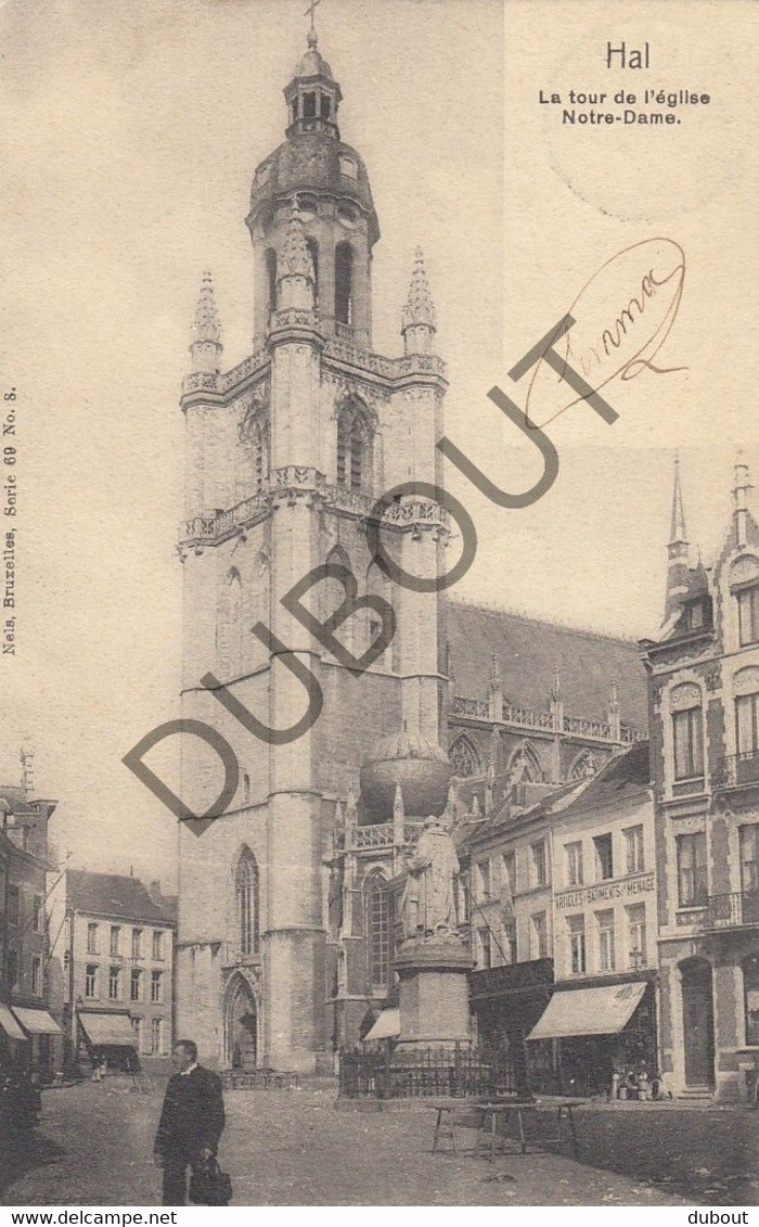 Postkaart/Carte Postale - Halle - La Tour De L'Eglise Notre-Dame (C1888) - Halle