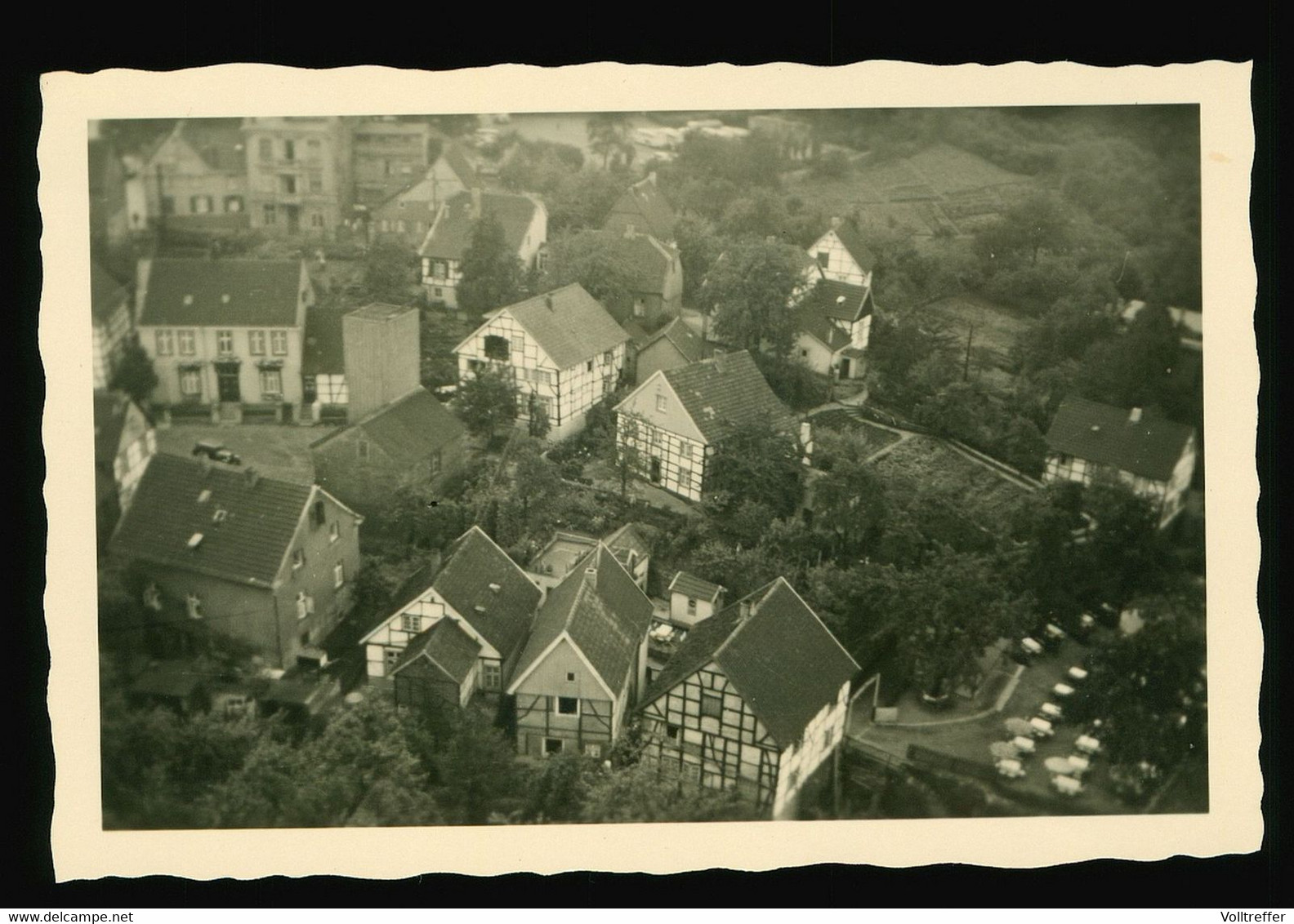Orig. Foto 40er Jahre ? Blankenstein / Hattingen, Nordrhein-Westfalen, Blick Auf Den Ort, Fachwerk, Häuser - Hattingen