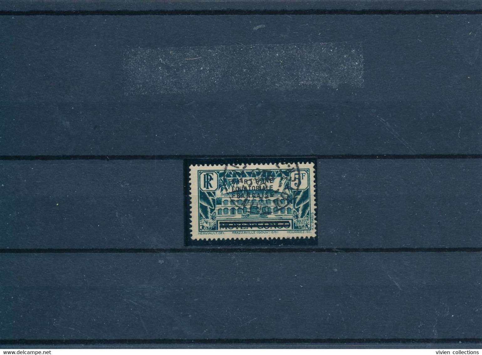 France Colonies Françaises AEF Afrique Equatoriale Française N° 14 Oblitéré En Côte D'Ivoire 09/12/1937 - Used Stamps