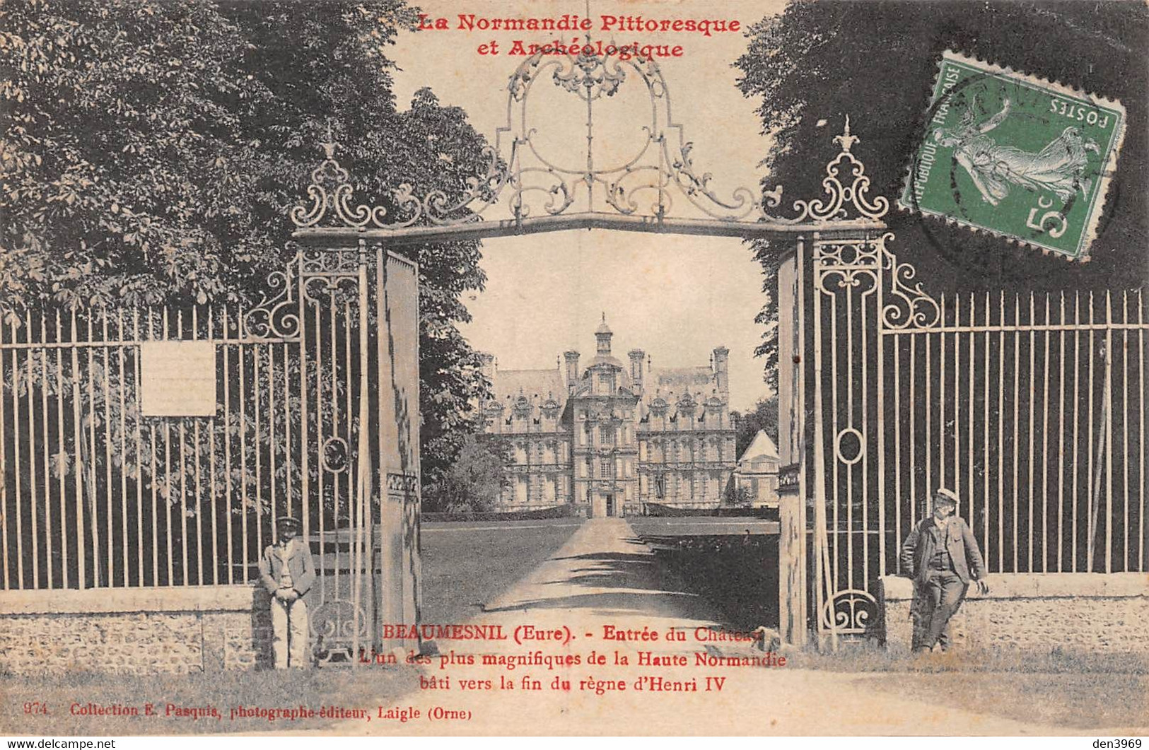 BEAUMESNIL (Eure) - Entrée Du Château - Beaumesnil