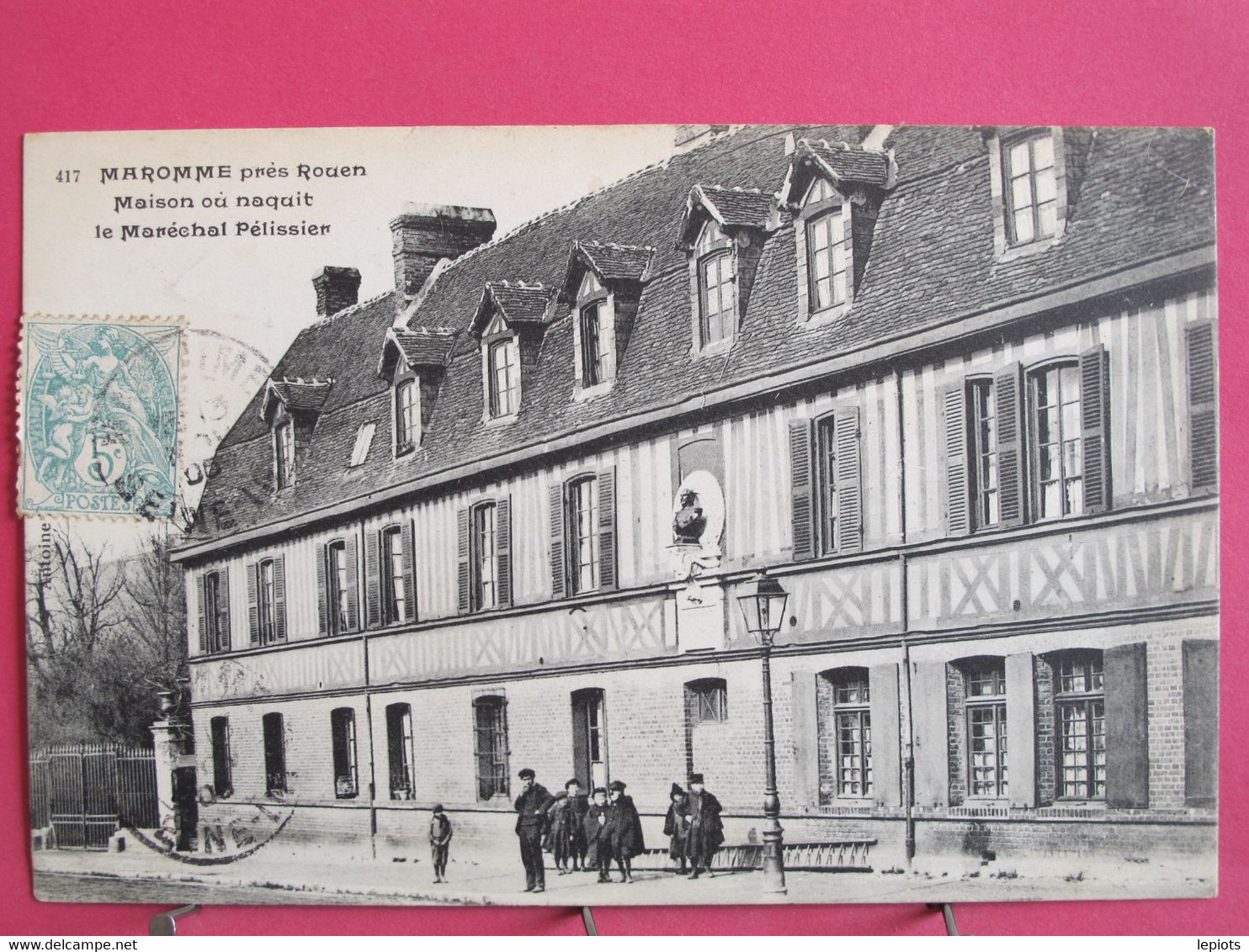 76 - Maromme Près Rouen - Maison Où Naquit Le Maréchal Pélissier - 1905 - Timbre Taxe - R/verso - Maromme