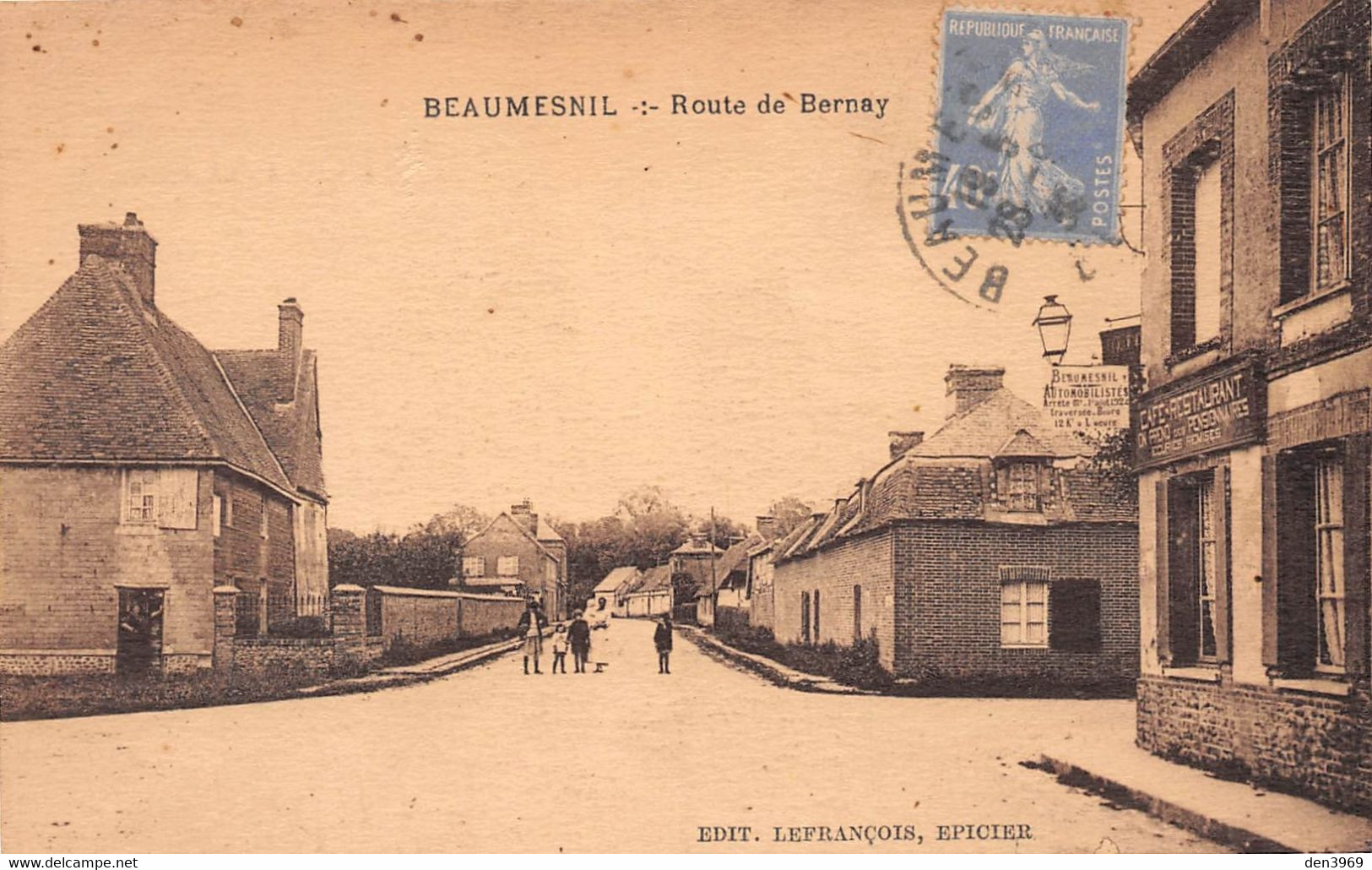 BEAUMESNIL (Eure) - Route De Bernay - Beaumesnil