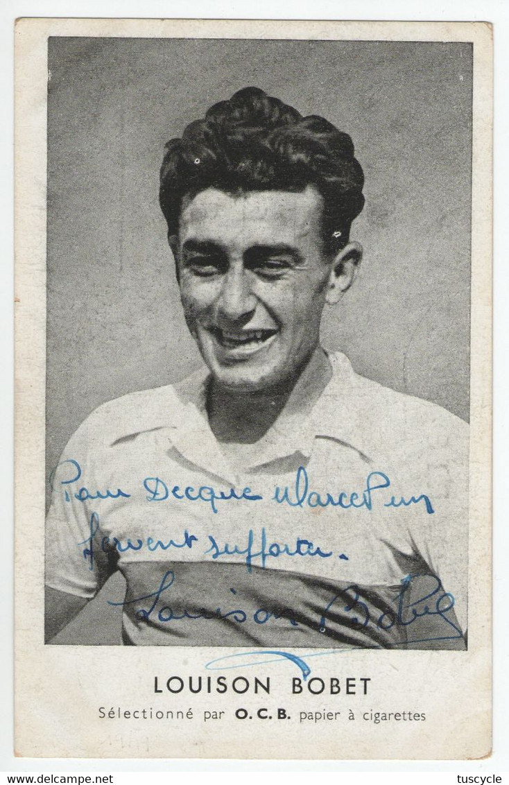 Louison BOBET Con Autografo (serie O.C.B.) Ciclismo Cyclisme Cycling - Ciclismo