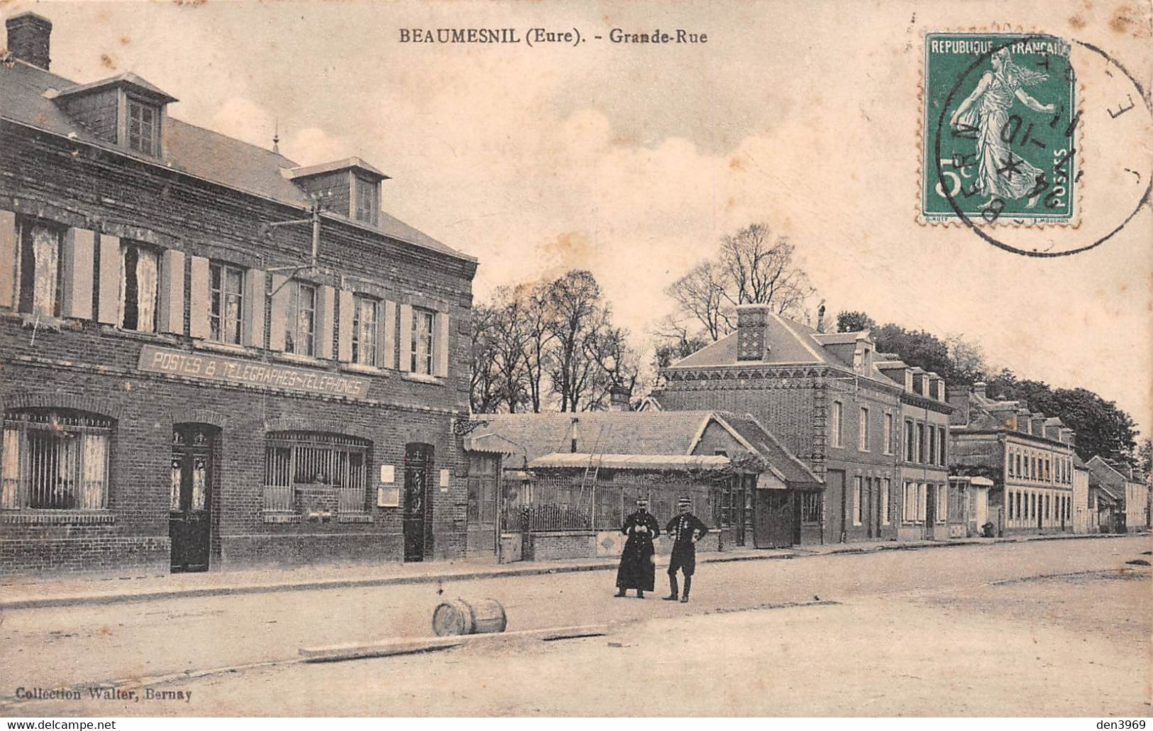 BEAUMESNIL (Eure) - Grande Rue - Postes - Beaumesnil