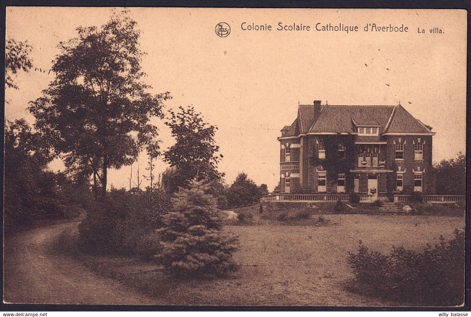 +++ CPA - Colonie Scolaire Catholique D' AVERBODE - La Villa    // - Scherpenheuvel-Zichem