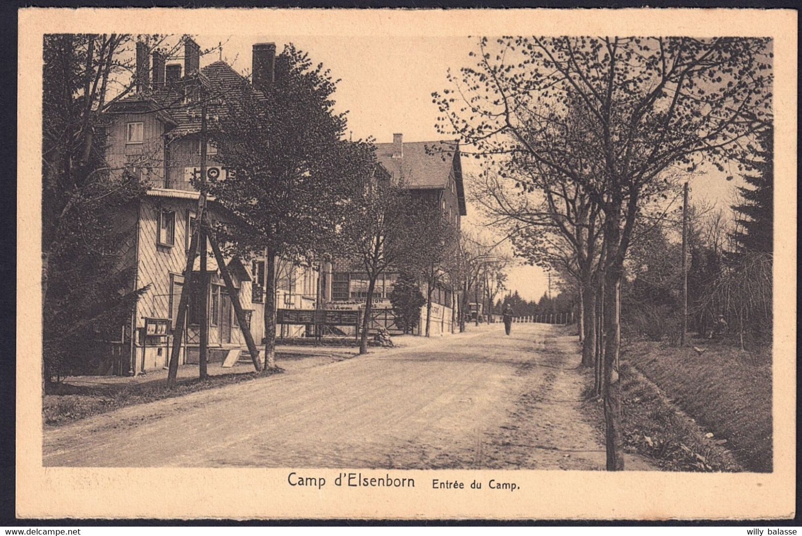 +++ CPA - Camp D' ELSENBORN - Entrée Du Camp // - Butgenbach - Buetgenbach