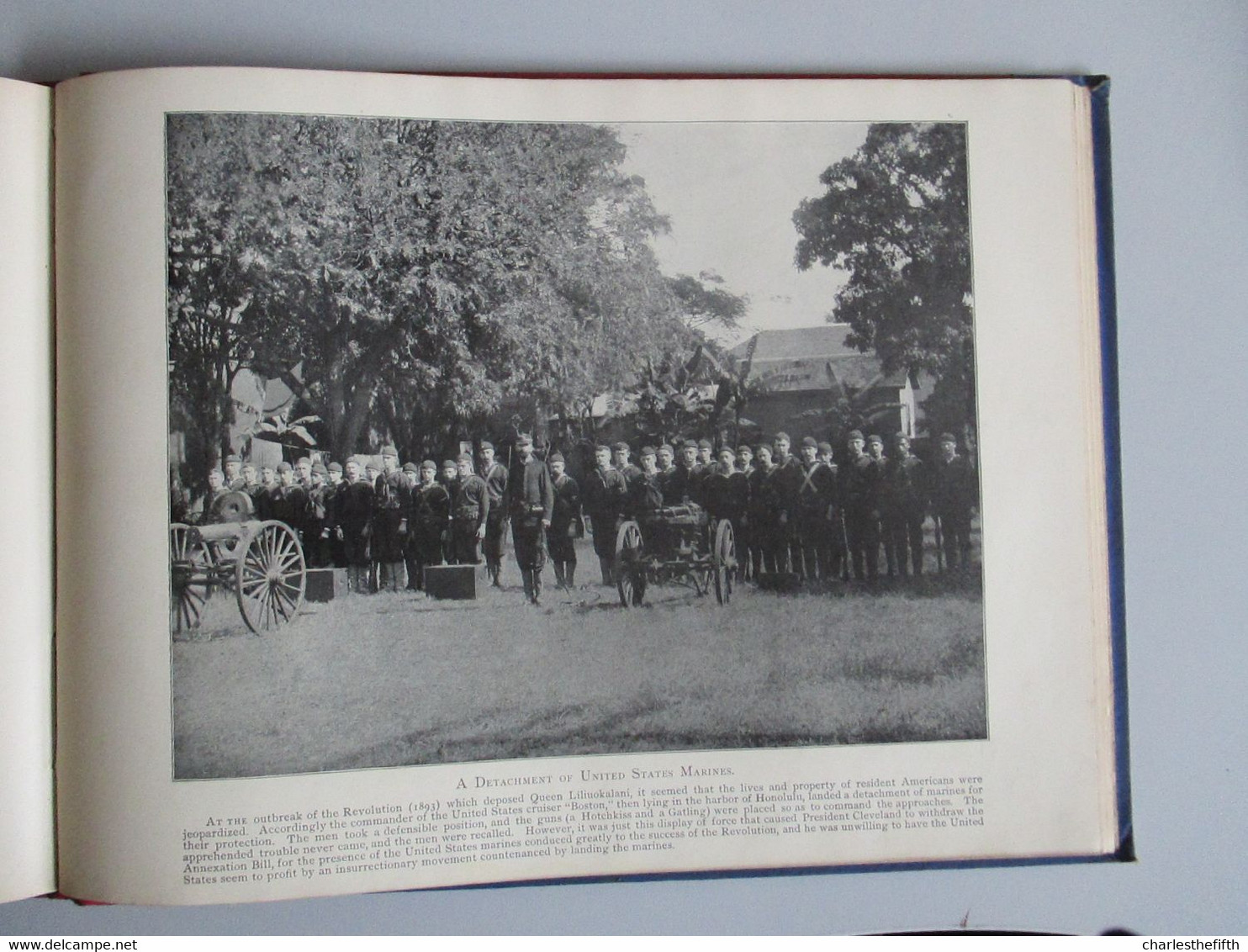 1898 THE AMERICAN NAVY [ IN CUBA AND HAWAII ]. With Introduction And Descriptive Text. Reproductions Of Photographs. - Amerikaans Leger