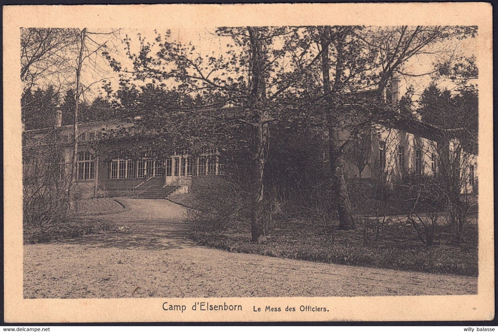 +++ CPA - Camp D' ELSENBORN - Le Mess Des Officiers  // - Butgenbach - Buetgenbach