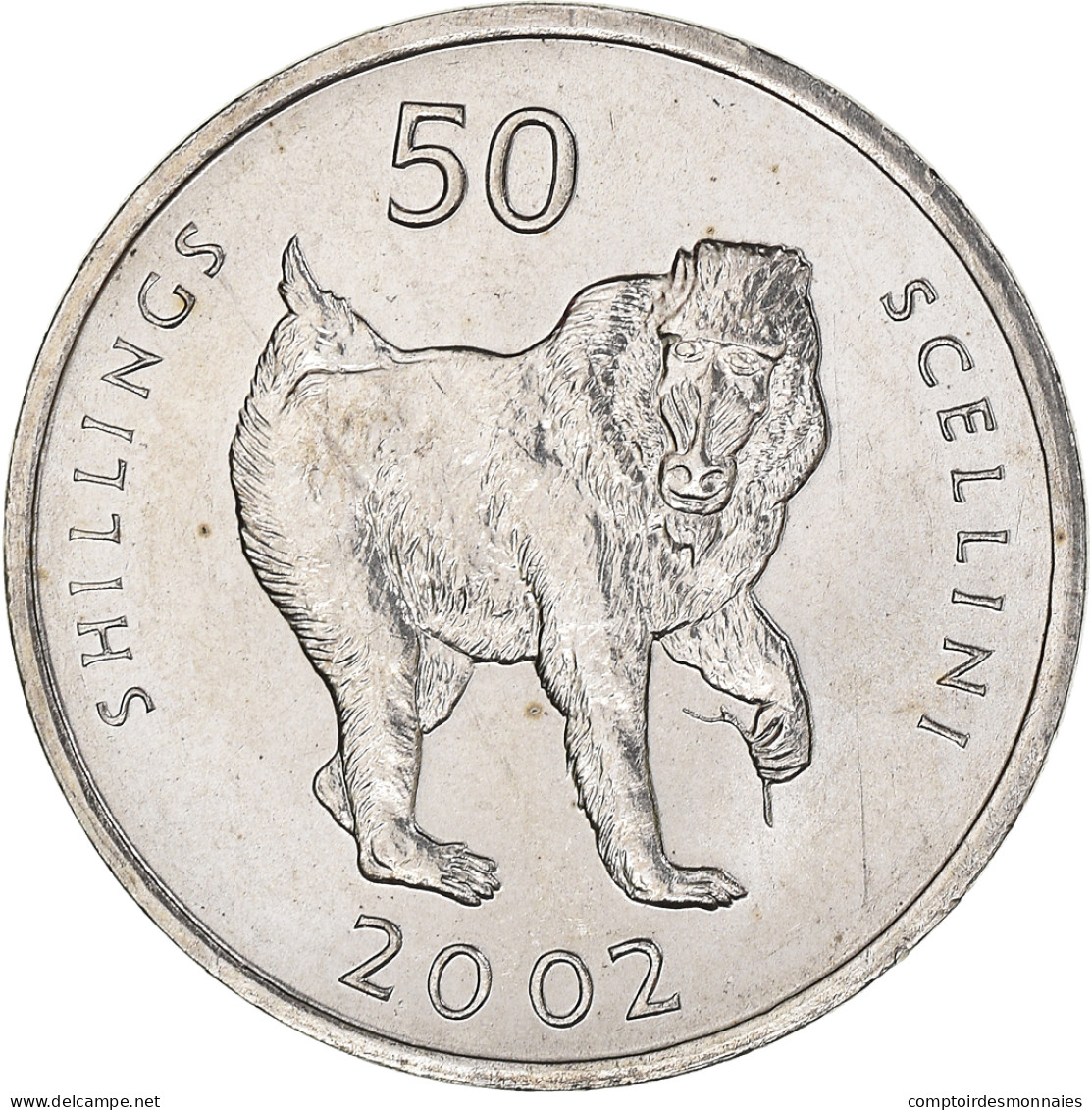 Monnaie, Somalie, 50 Shillings, 2002, SPL, Nickel Clad Steel, KM:111 - Somalia