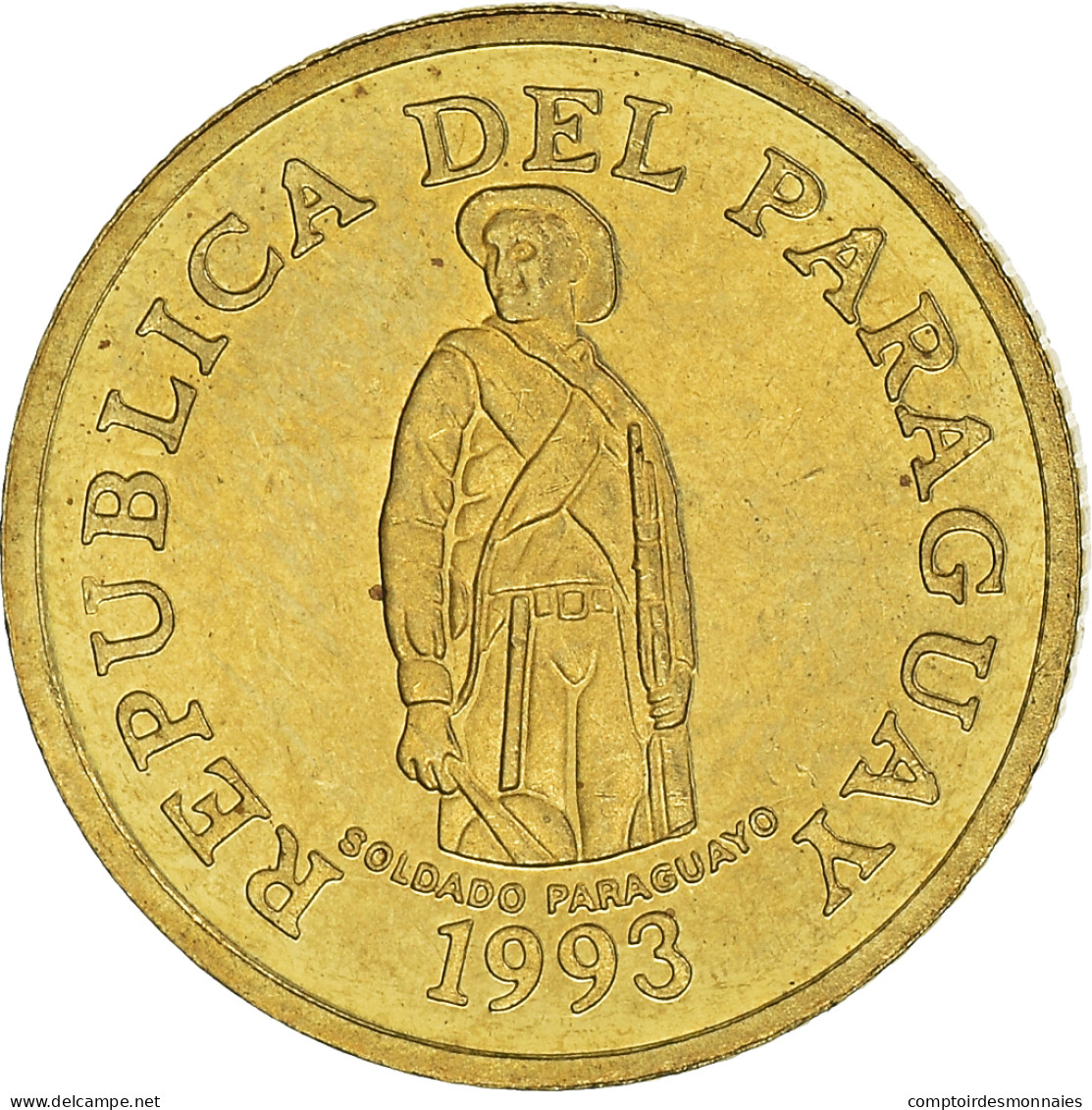 Monnaie, Paraguay, Beatrix, Guarani, 1993, SUP+, Brass Plated Steel, KM:192 - Paraguay