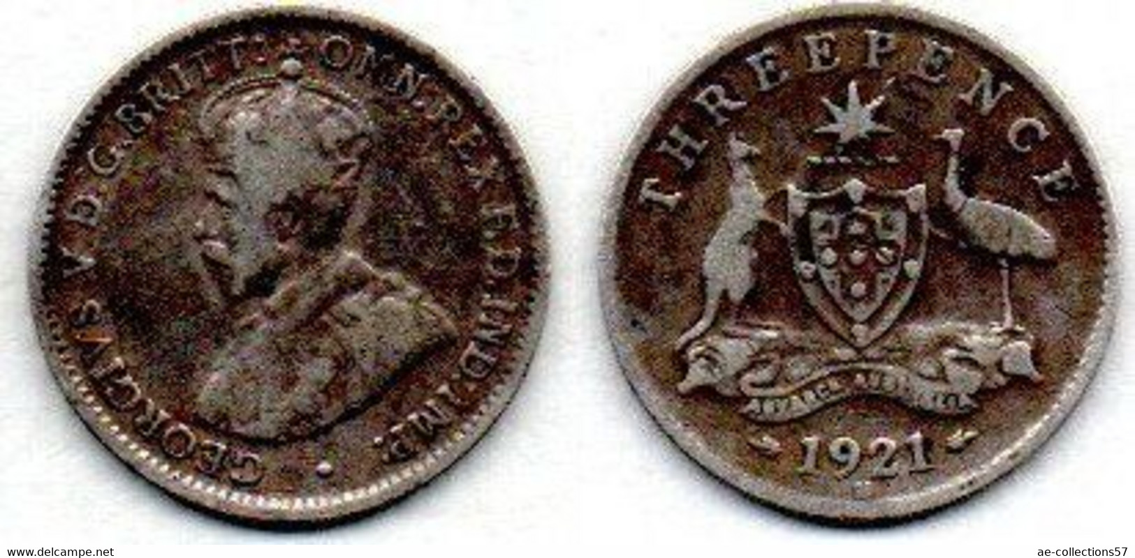 Australie   3 Pence  1921 M TB - Threepence