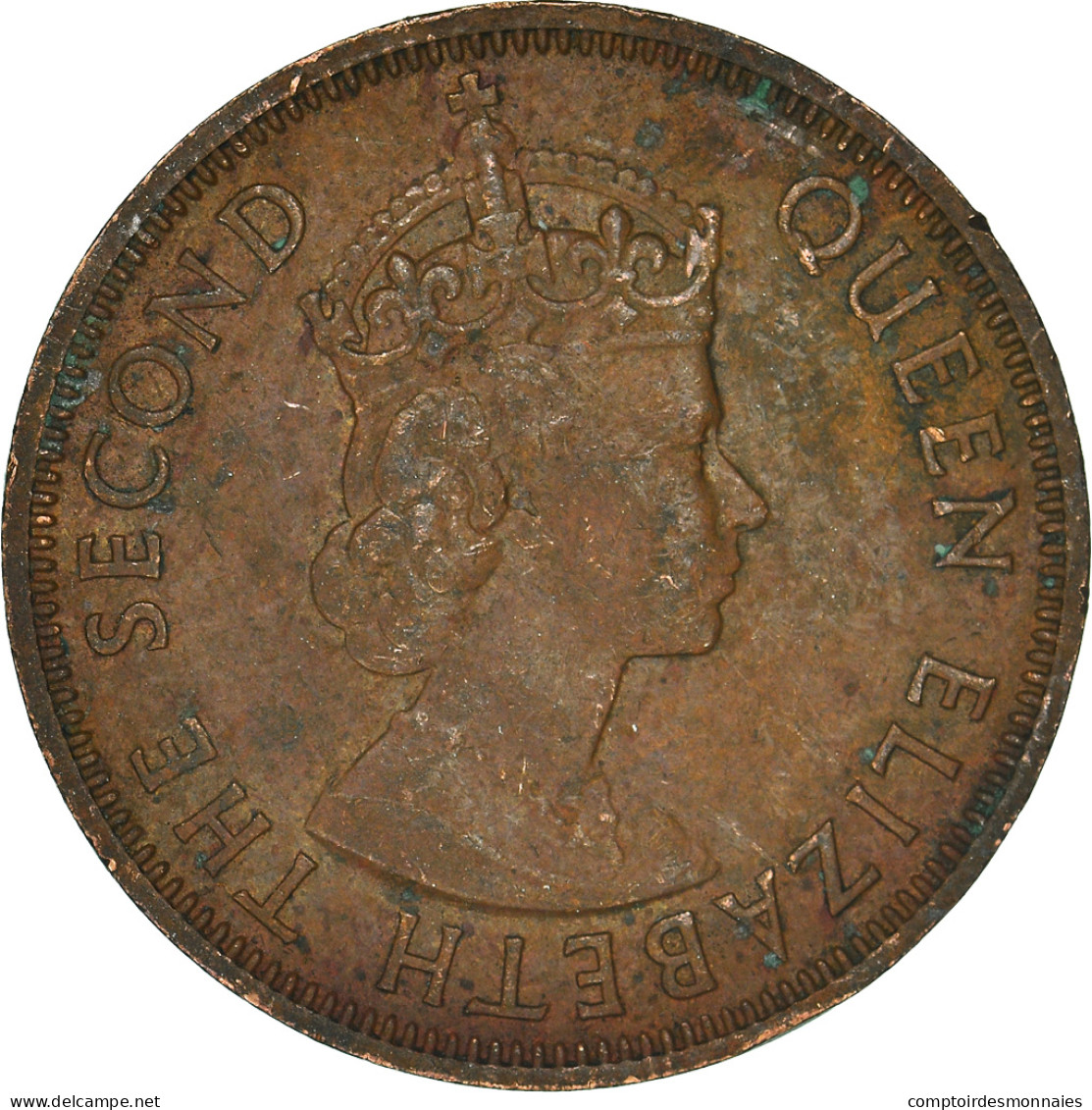 Monnaie, Territoires Britanniques Des Caraïbes, Cent, 1965 - Caribe Británica (Territorios Del)