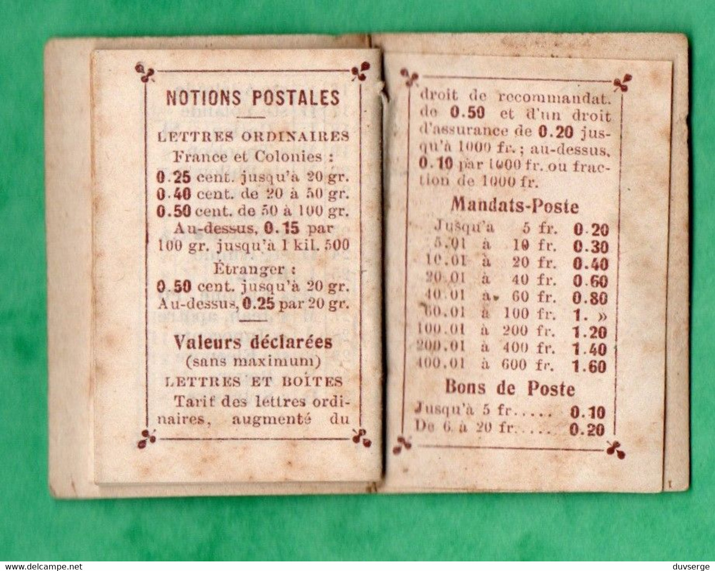 Mini Calendrier 1922 Pub De La Maison Delamare à Yvetot 24 Pages (format 3,5cm X 5cm) Pelurage Sur L ' Image 6 Scans - Petit Format : 1921-40