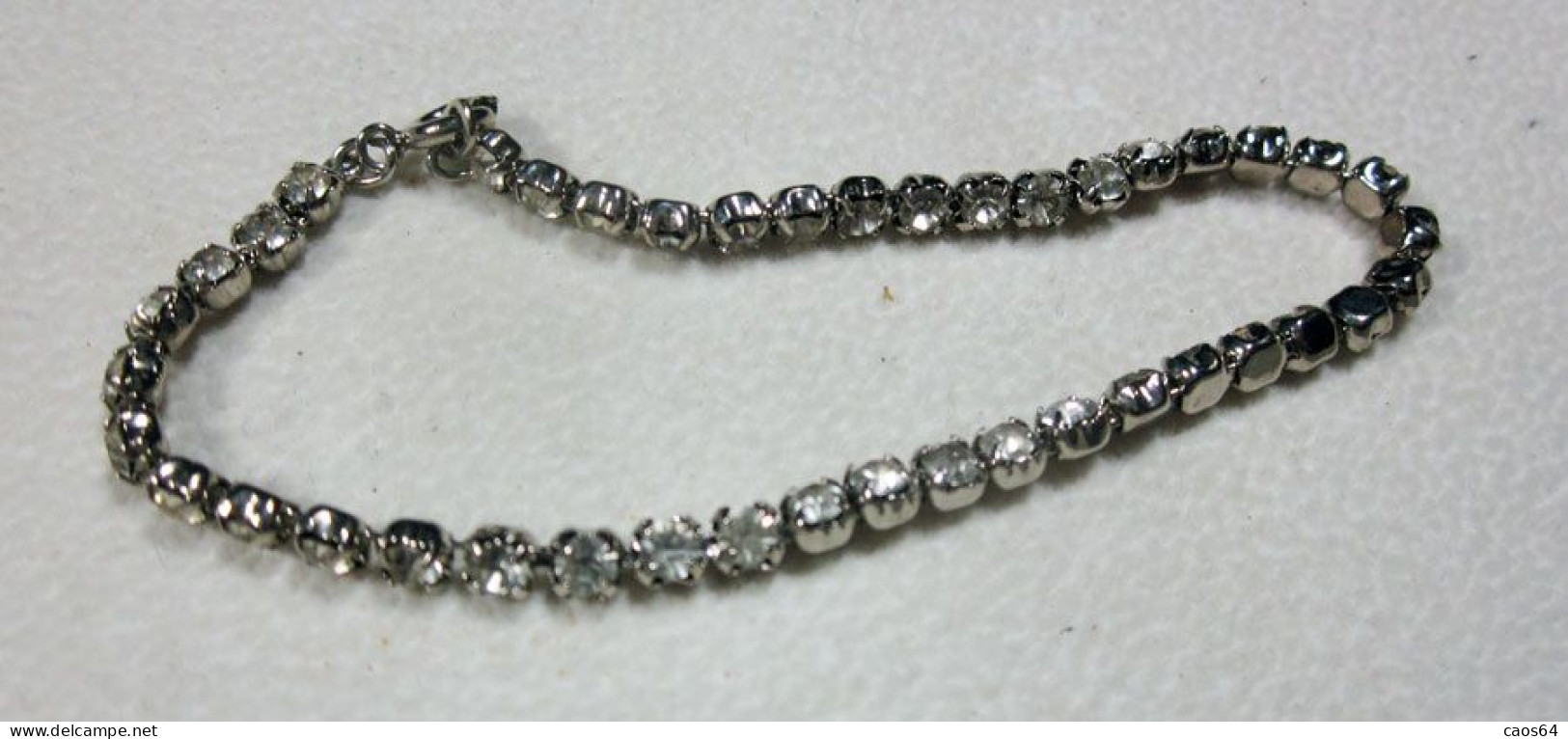 Bracciale Strass   Lunghezza Aperto 18 Cm   Bigiotteria Vintage - Bracelets