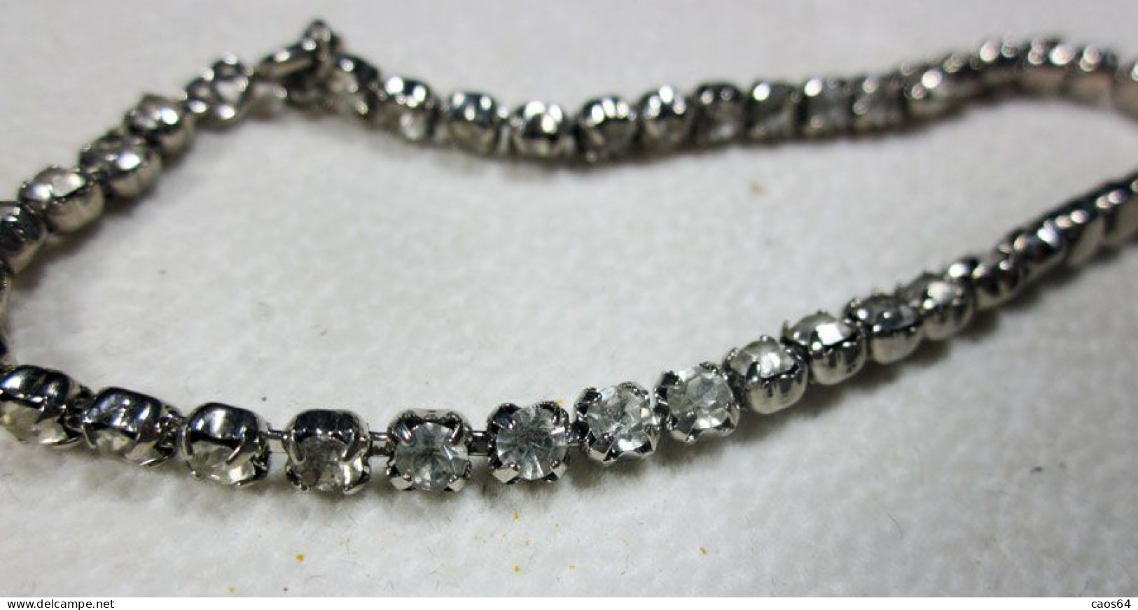 Bracciale Strass   Lunghezza Aperto 18 Cm   Bigiotteria Vintage - Armbanden