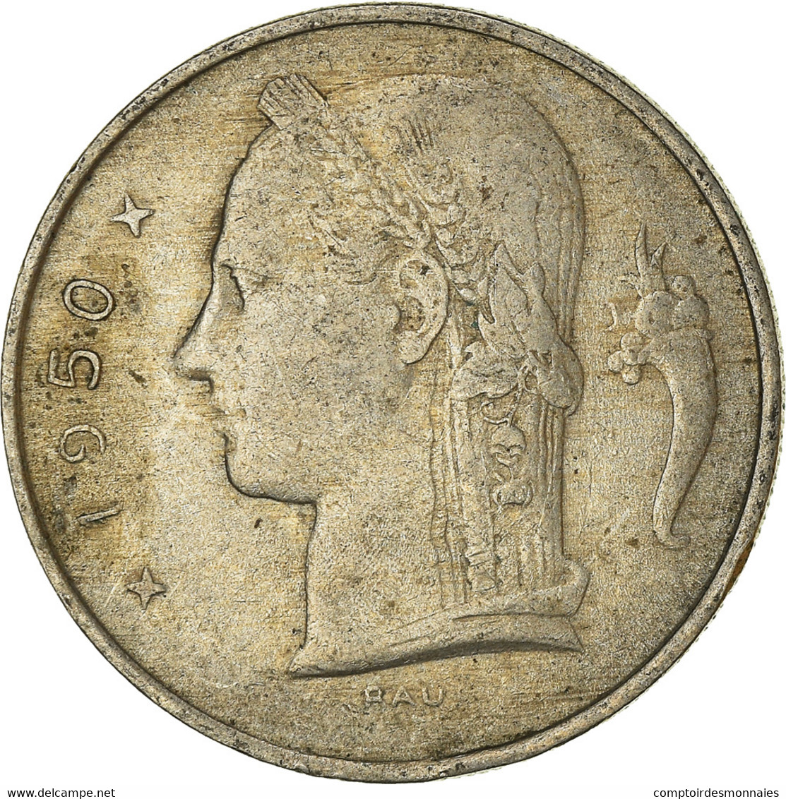 Monnaie, Belgique, Franc, 1950 - 1 Franc