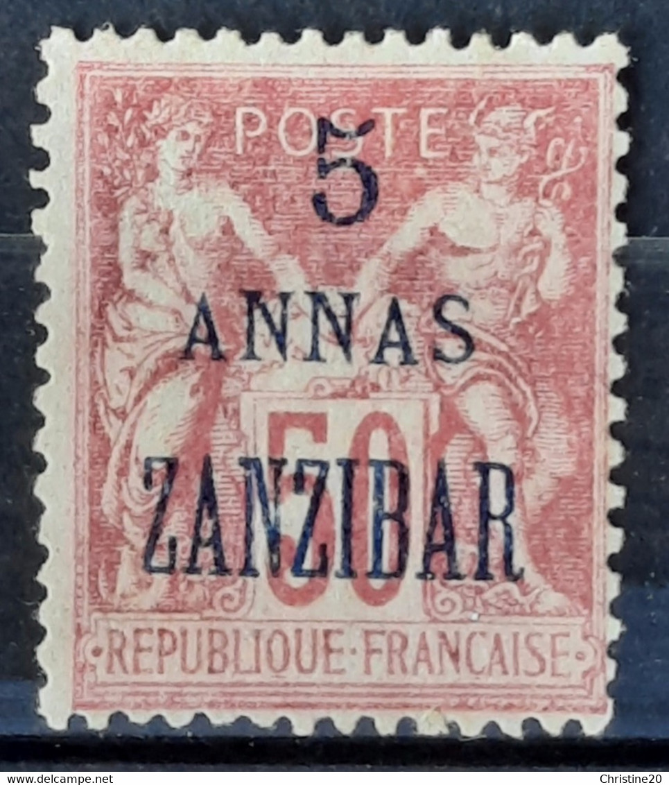 Zanzibar 1896/1900  N°27 (*)TB Cote 160€ - Nuevos