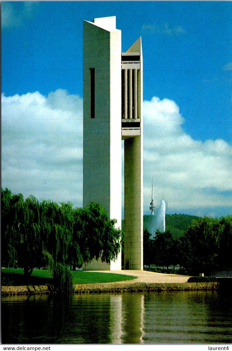 (1 H 29) Australia - ACT - Canberra (2 Postcards) TV Tower & National Carillon - Canberra (ACT)