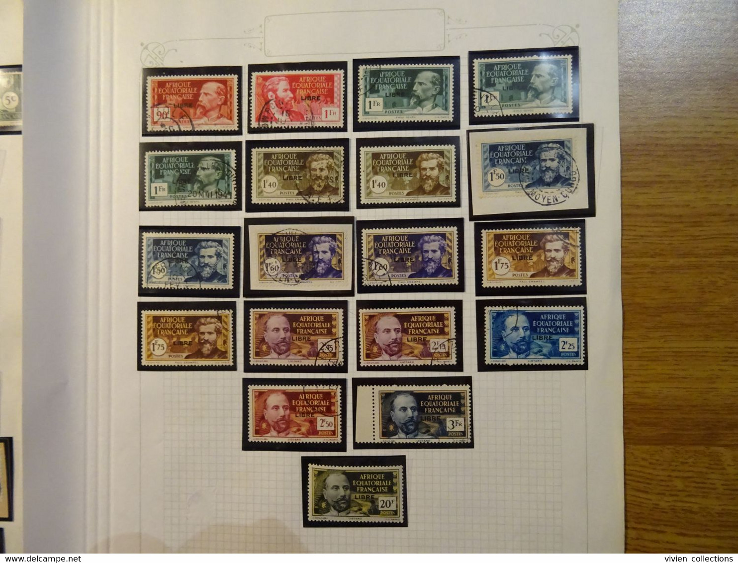 France Colonies Françaises AEF Afrique Equatoriale Française France Libre N° 92 à 100 + 102 à 127 Sauf 104, 112 Et 125/6 - Used Stamps