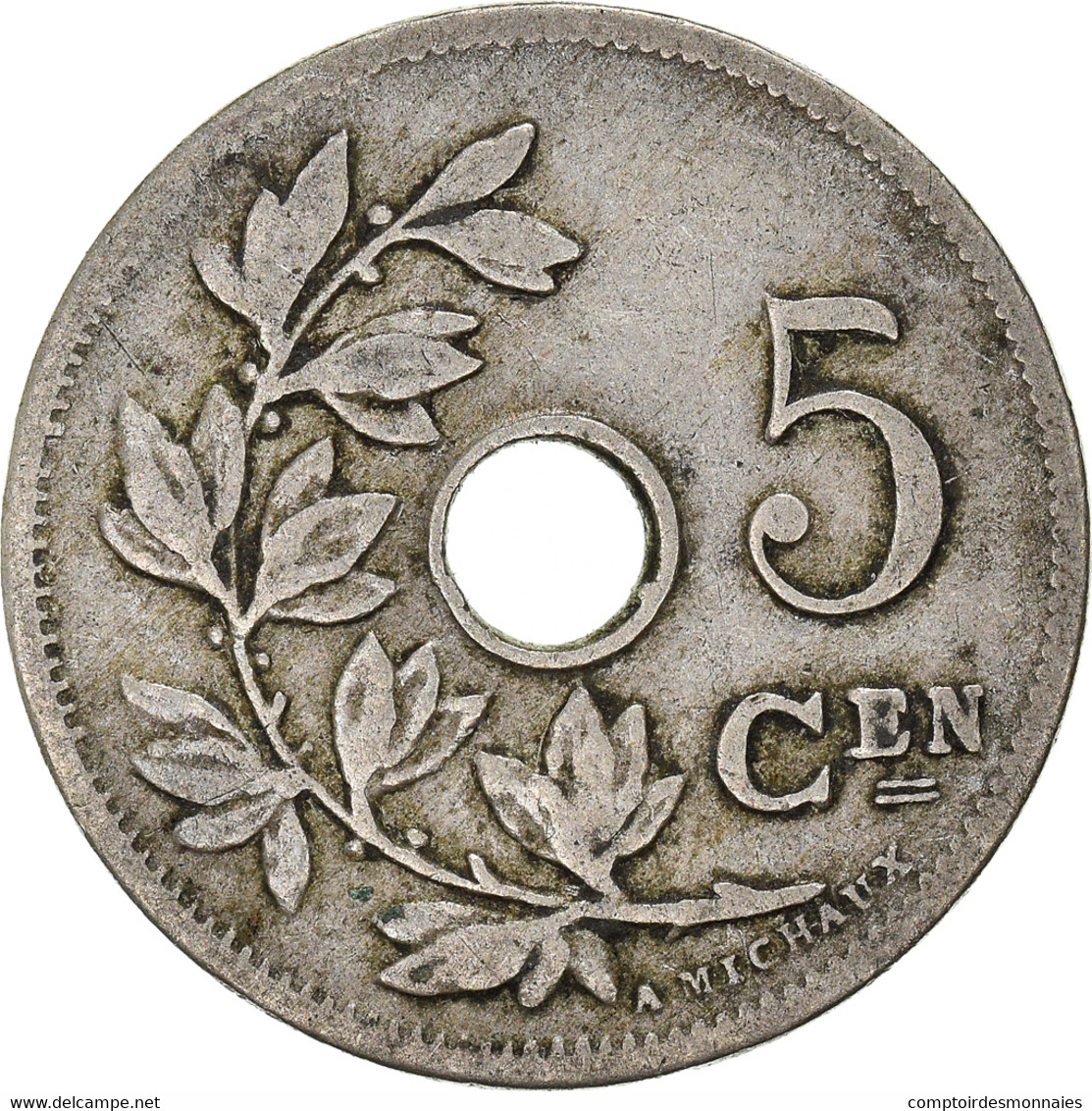 Monnaie, Belgique, 5 Centimes, 1904 - 5 Cents