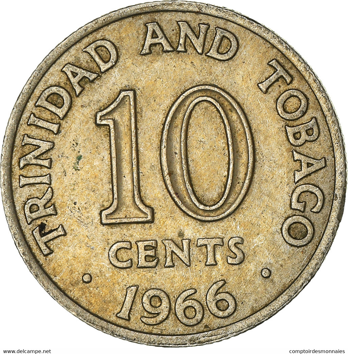 Monnaie, Trinité-et-Tobago, 10 Cents, 1966 - Trinidad Y Tobago