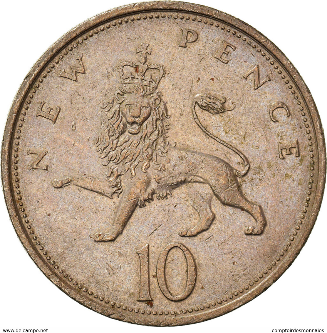 Monnaie, Grande-Bretagne, 10 New Pence, 1976 - 10 Pence & 10 New Pence