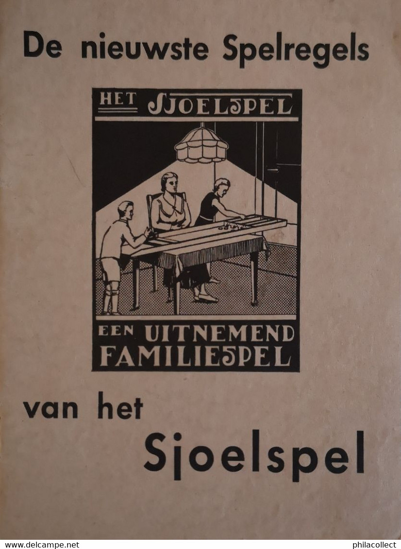 Oud Boekje De Nieuwste Spelregels Van Het Sjoelspel NL 13 X 10.5 Cm 19?? - Sonstige & Ohne Zuordnung