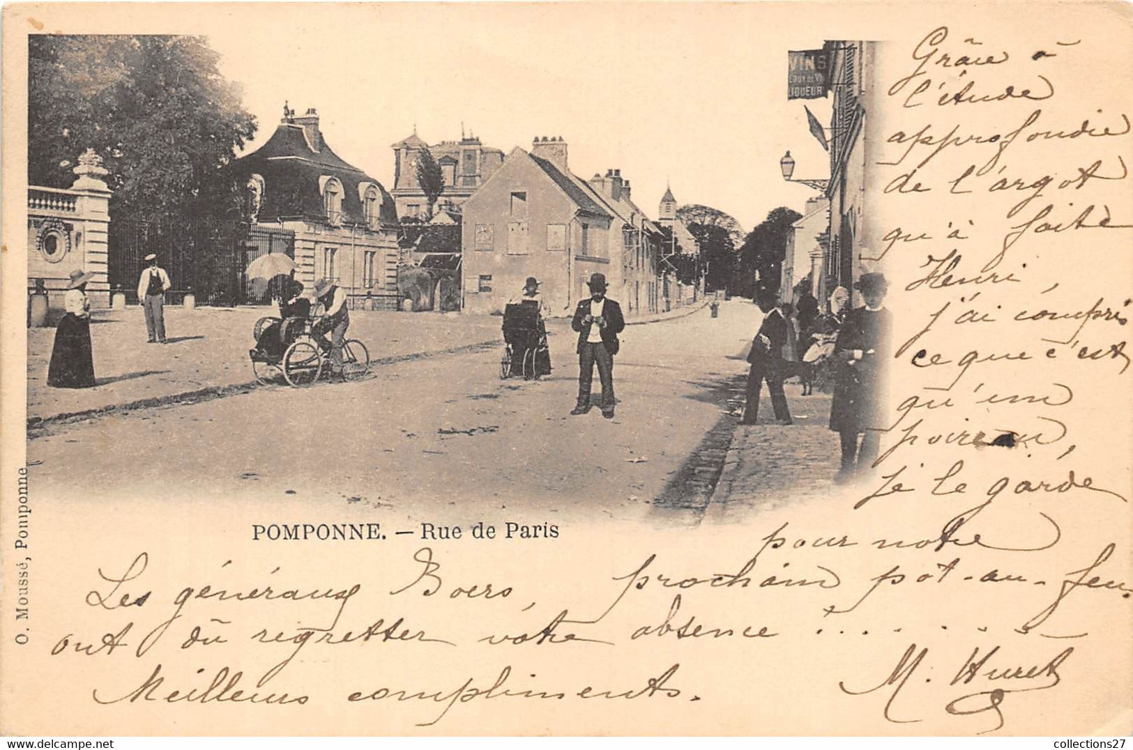 77-POMPONNE-RUE DE PARIS - Lagny Sur Marne