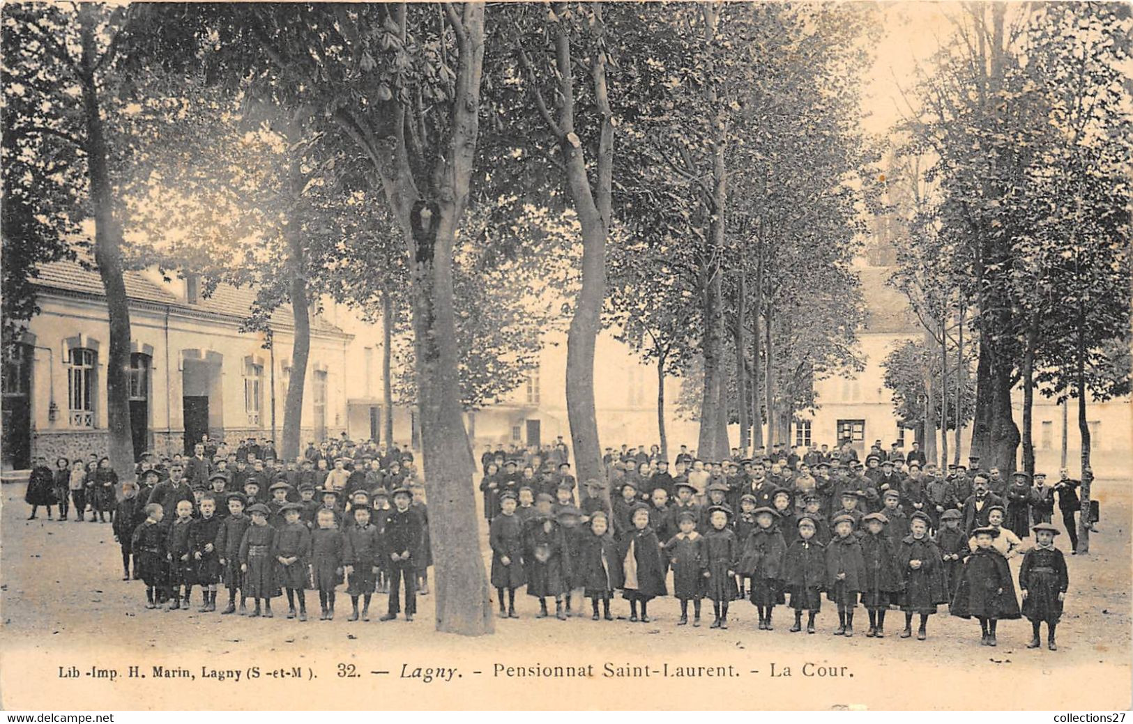 77-LAGNY-PENSIONNAT SAINT-LAURENT- LA COUR - Lagny Sur Marne