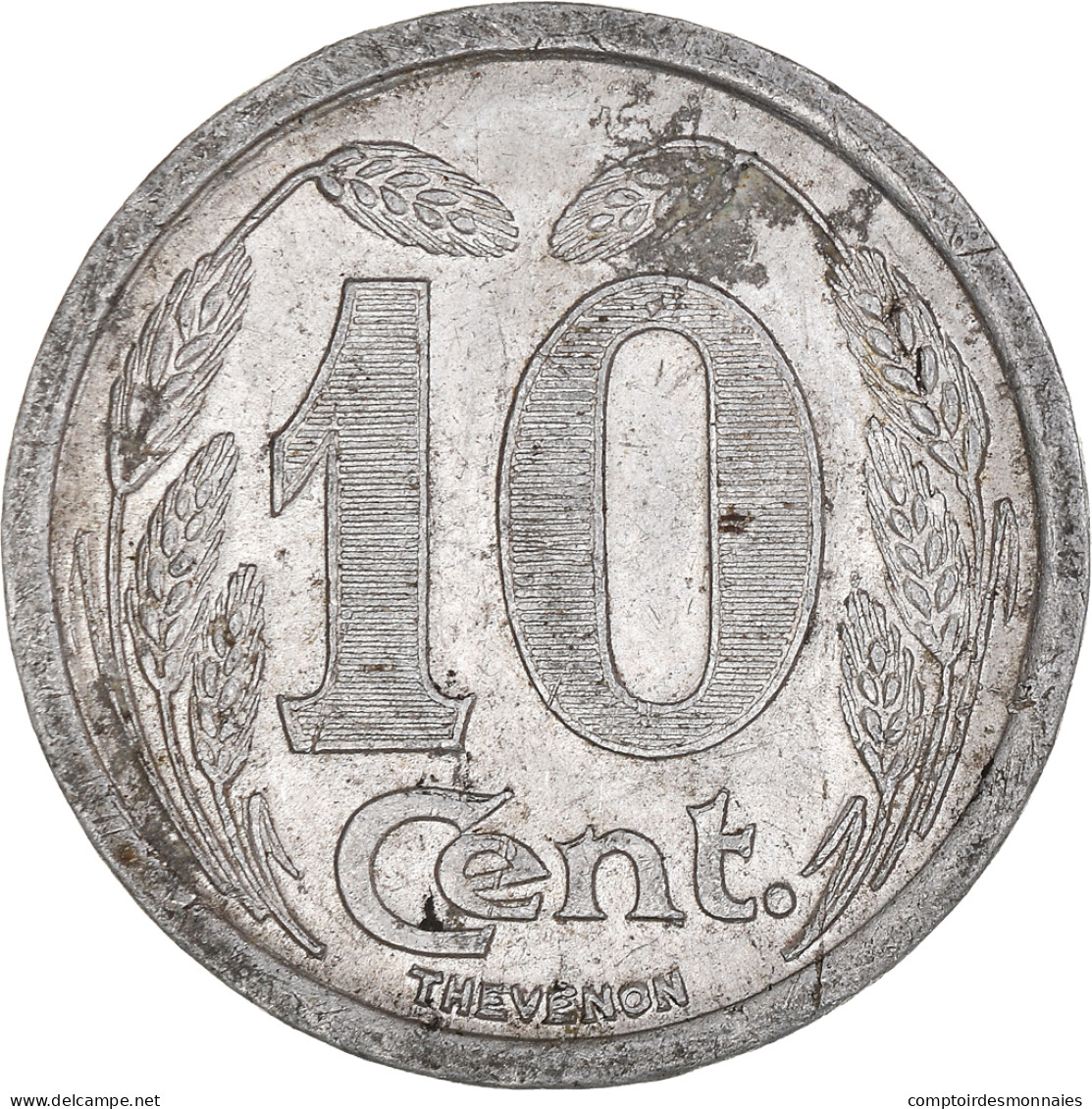 Monnaie, France, ,, 10 Centimes, 1921, Evreux, TTB, Aluminium, Elie:10.2 - Monétaires / De Nécessité
