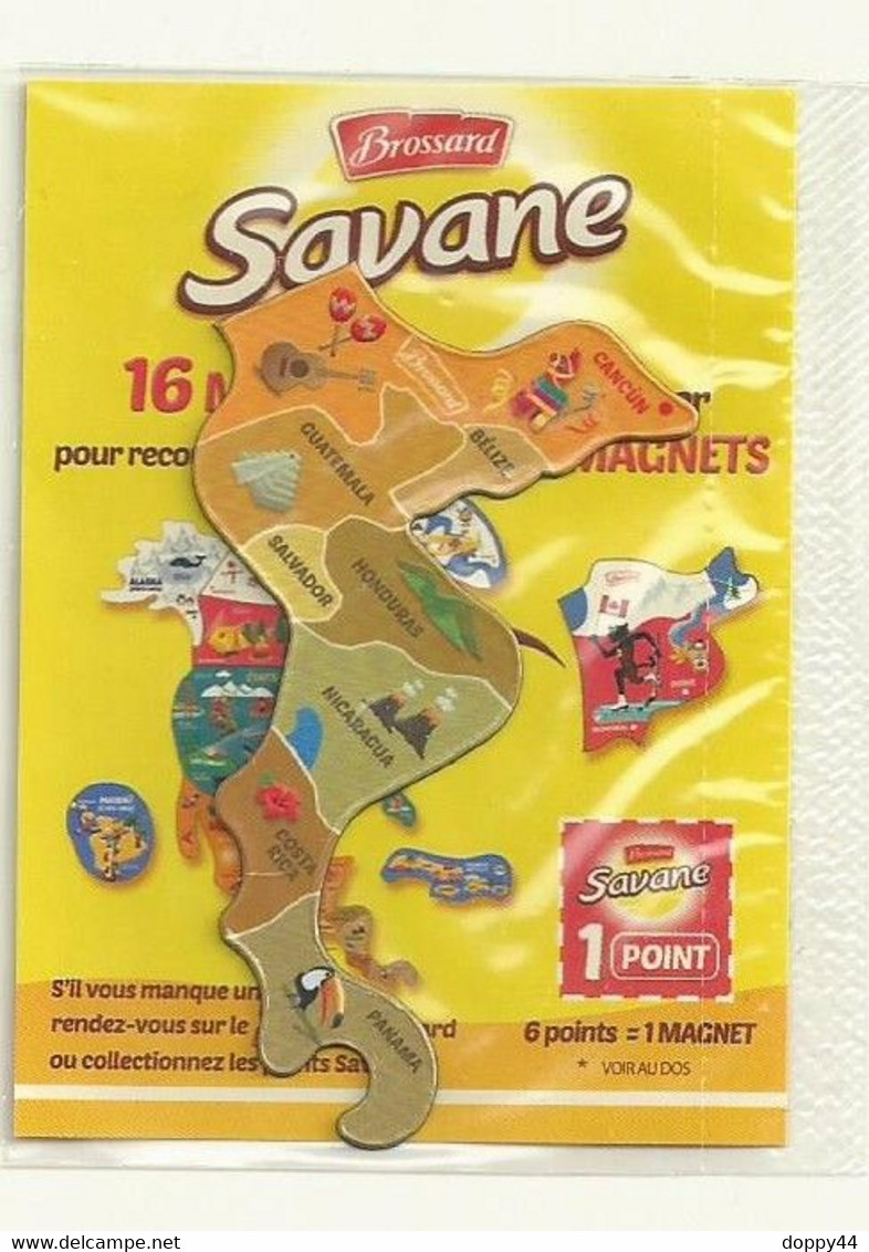 MAGNET SAVANE  AMERI'MAGNETS PAYS AMERIQUE CENTRALE  SOUS  BLISTER FERME. - Tourisme