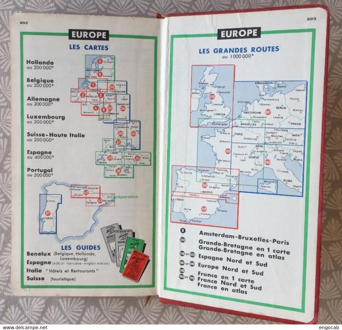 Guide Michelin 1957 B - Michelin-Führer