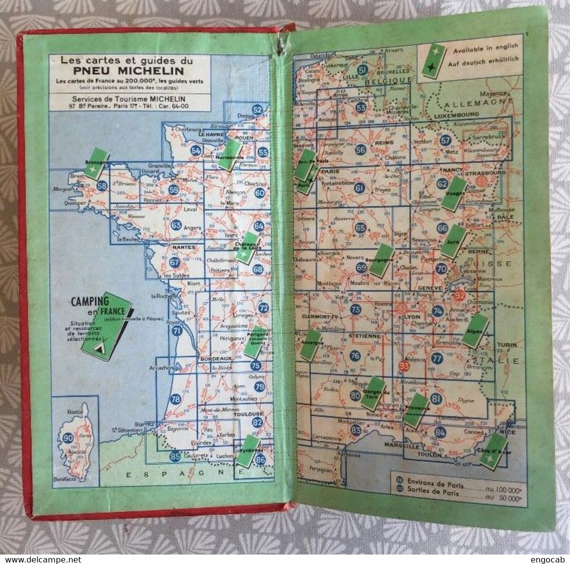 Guide Michelin 1960 A - Michelin (guide)