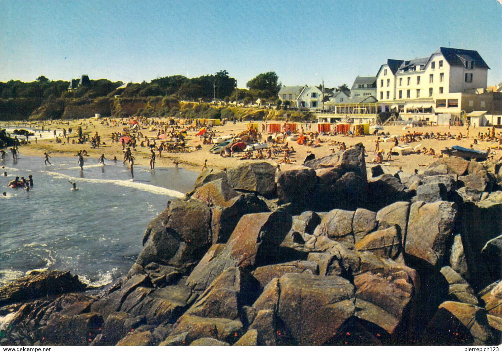 44 - Saint Marc Sur Mer - La Plage De Saint Marc Sur Mer Et L'Hôtel De La Plage - Sonstige & Ohne Zuordnung