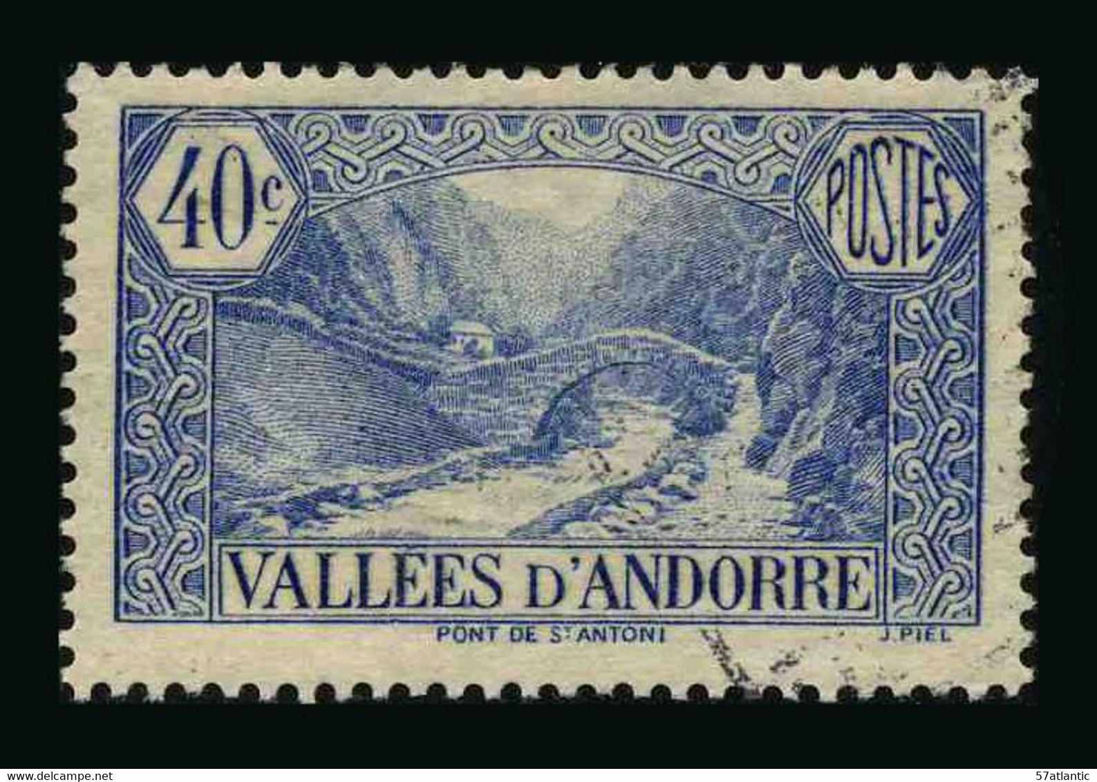 ANDORRE FRANCAIS - YT 33 - TIMBRE OBLITERE - Oblitérés